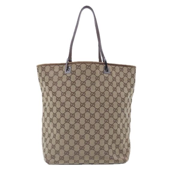 Gucci Beige Canvas Tote Bag (Pre-Owned) - Picture 1 of 16